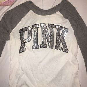 VS PINK longsleeve bling